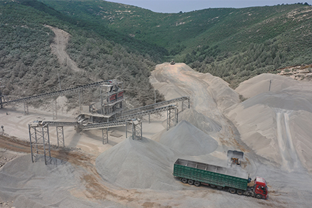 1000tph limestone crushing production line in Honduras