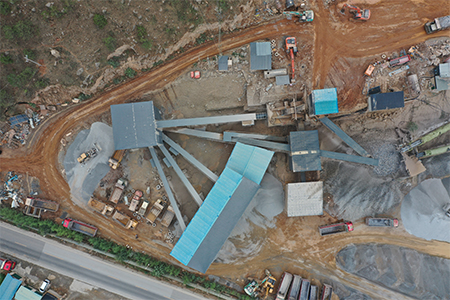 800tph limestone crushing and sand making production line in Saudi Arabia